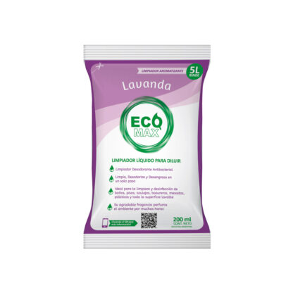 Desodorante de pisos en sobre Ecomax lavanda