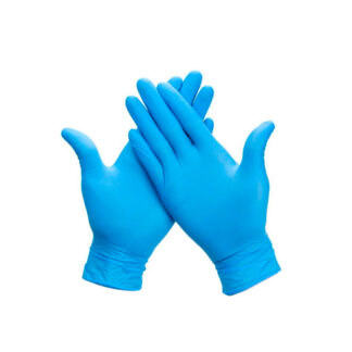 Guantes de nitrilo azul L