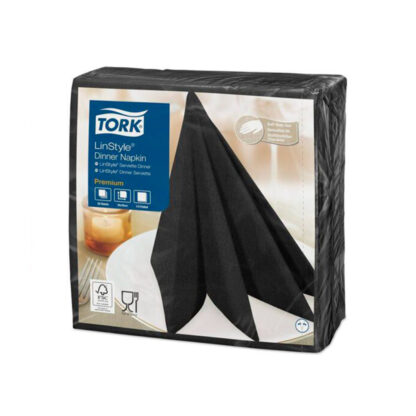 Servilleta Premium Linstyle Color Negra 12 X 50 Hojas
