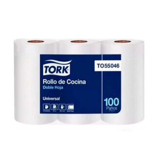 Tork Universal Toalla Rollo 100 paños - Doble hoja - 15 unid ( Nuevo )
